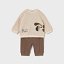 Conjunto sudadera y pantalón  recién nacido 